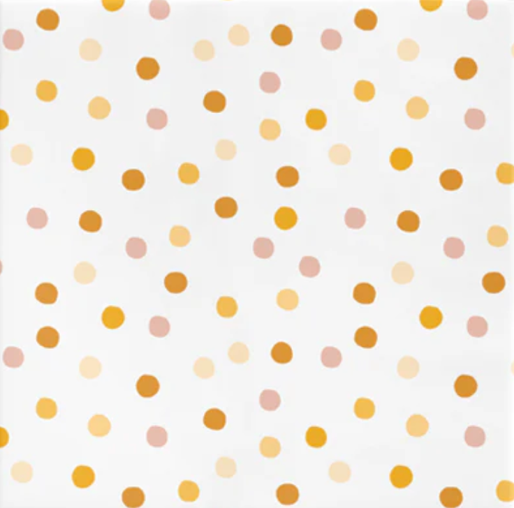 Polka Dots Wrap Pink Mustard