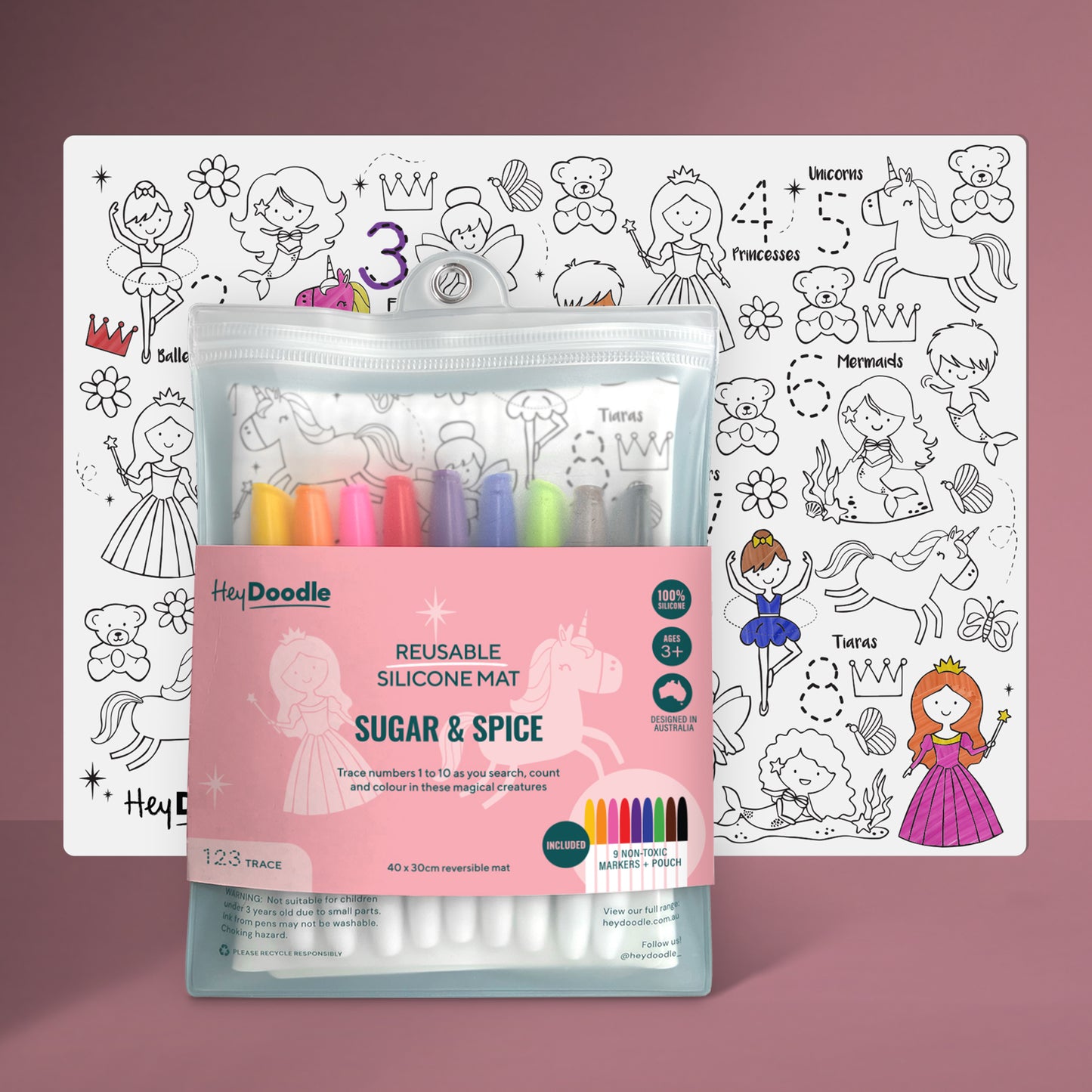 Sugar & Spice Drawing Mat