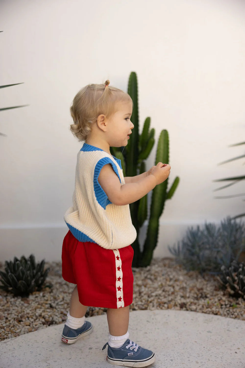 Playtime Cord Shorts - Red