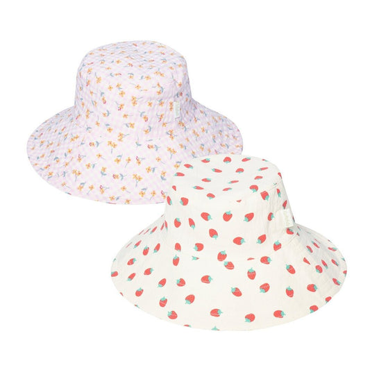 Strawberry Fair Reversible Sun Hat 3-6 Years