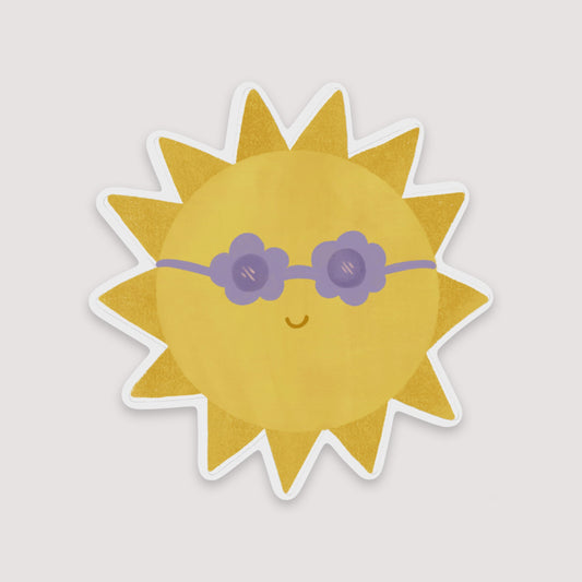 Sunshine Sticker - Cute Waterproof Matte Vinyl Gift Journal