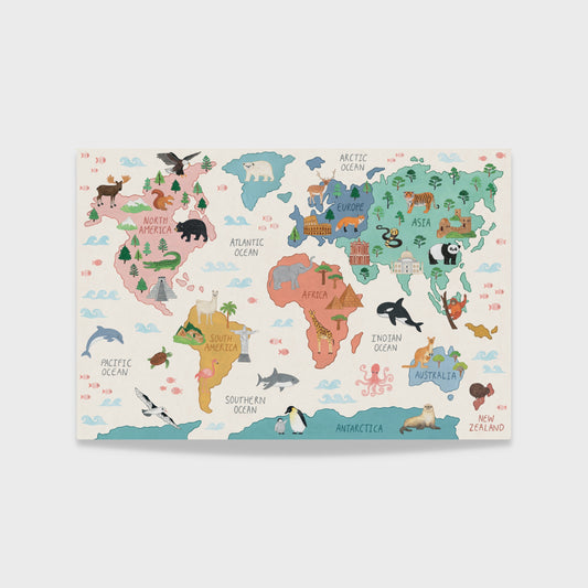 World Map Print