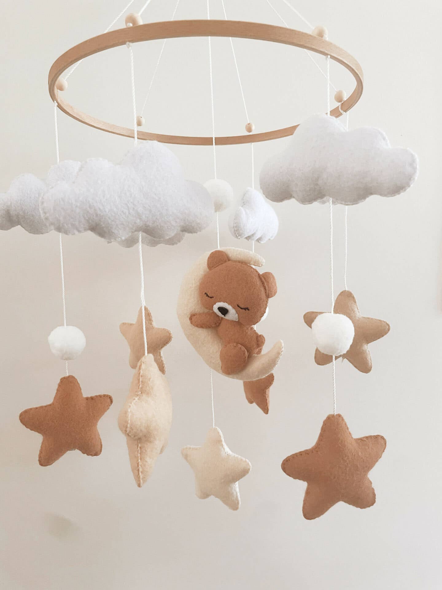 Brown Teddy Nursery Mobile