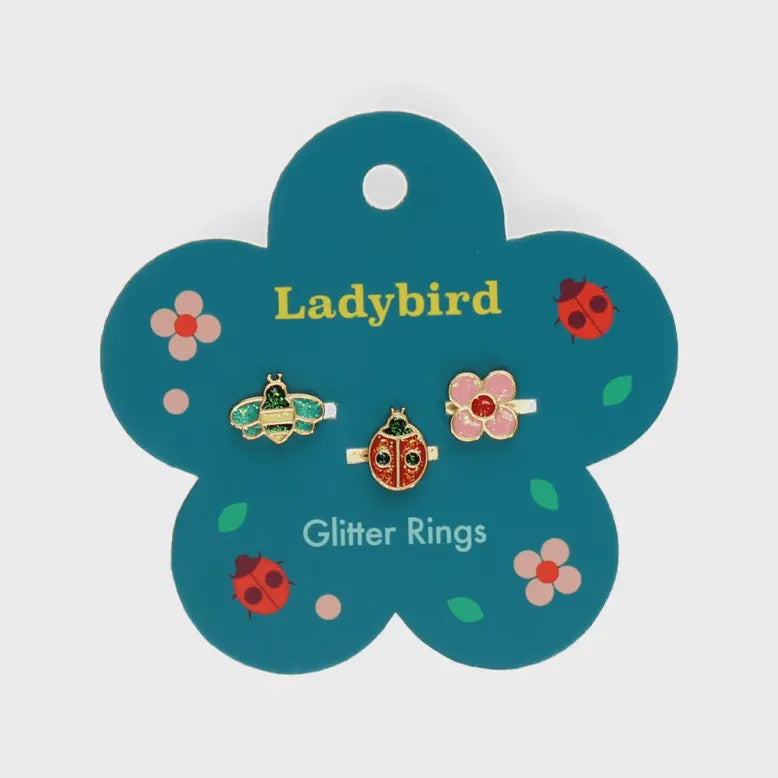 Glitter Rings/3 - Ladybird