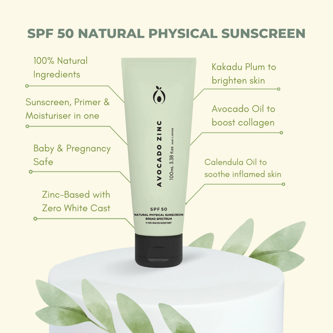 Spf 50 Natural Physical Sunscreen