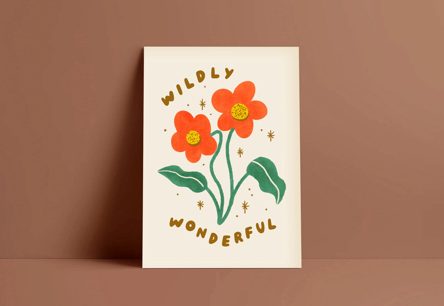 Wildly Wonderful Flower Print