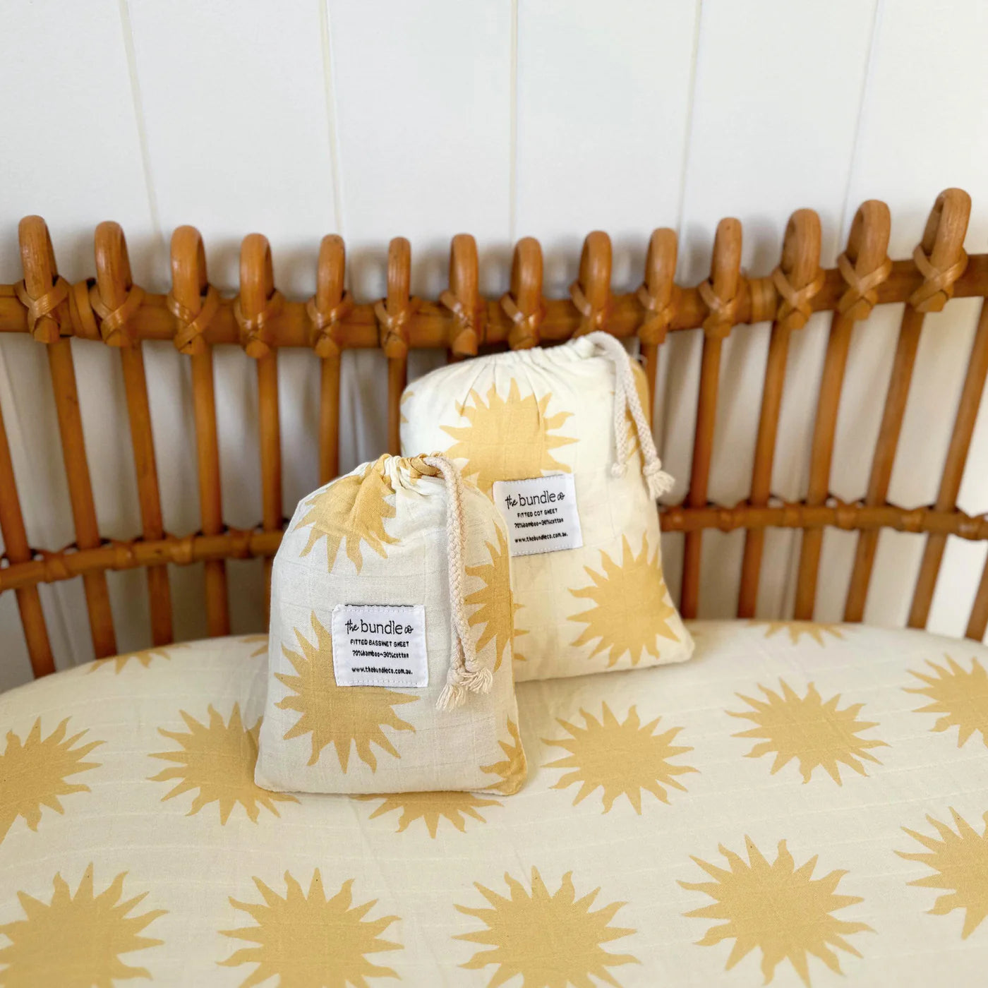 Sunshine Fitted Bassinet Sheet