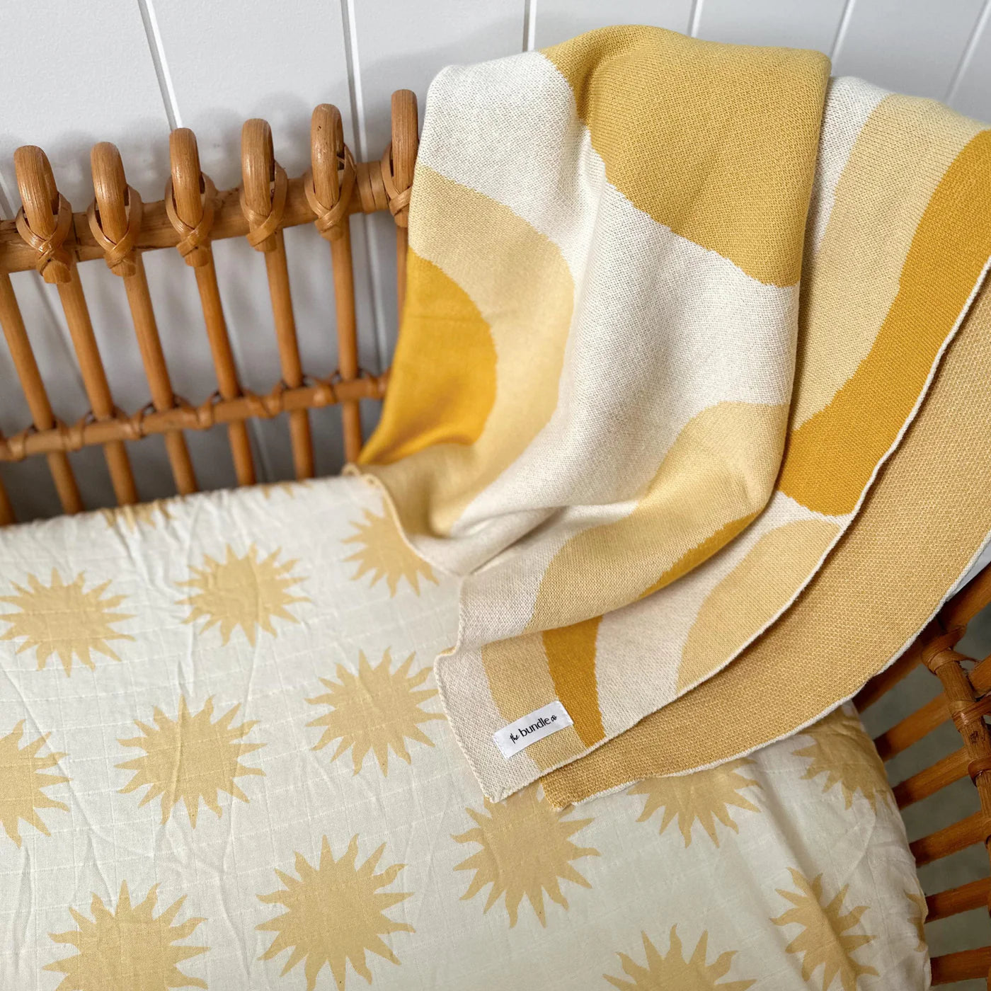 Sunshine Fitted Bassinet Sheet