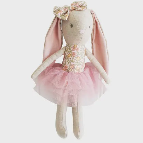 Linen Baby Pearl Toy Blossom Lily Pink