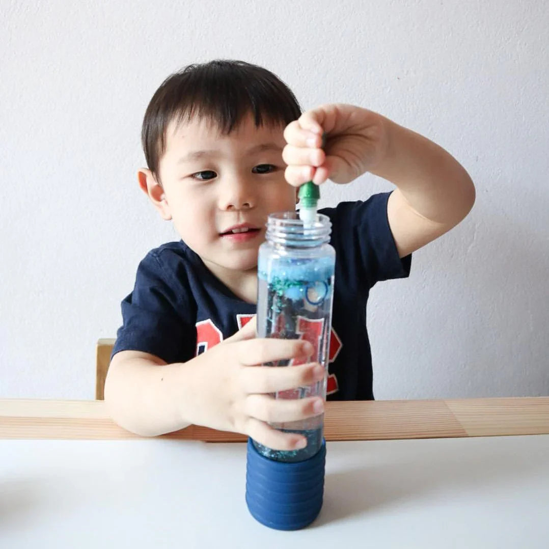 DIY Calm Down Bottle - Soccer