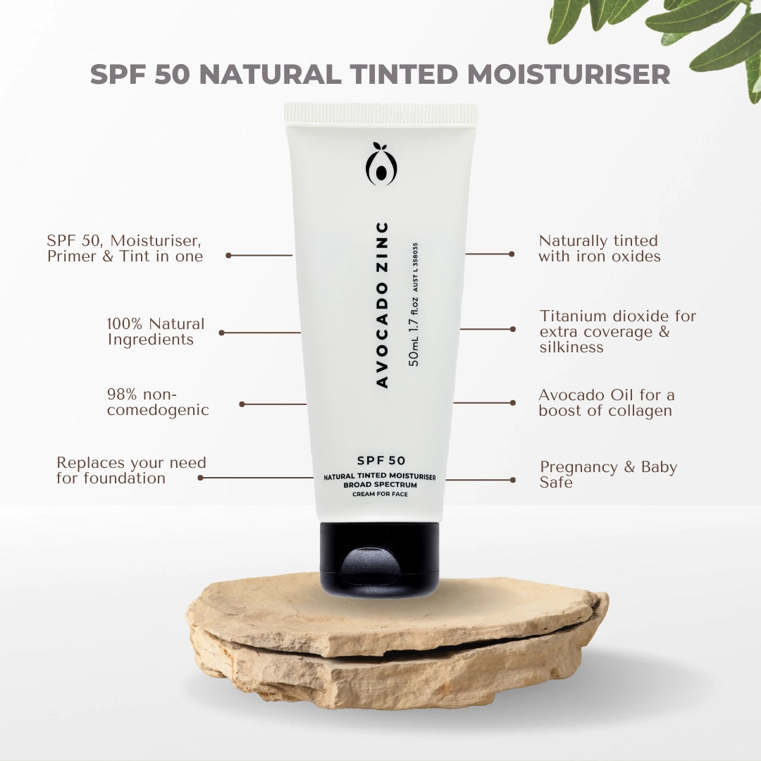 Spf 50 Natural Tinted Moisturiser