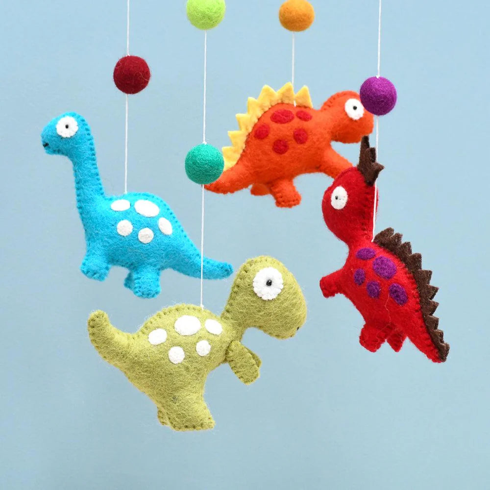 Nursery Cot Mobile - Dinosaurs