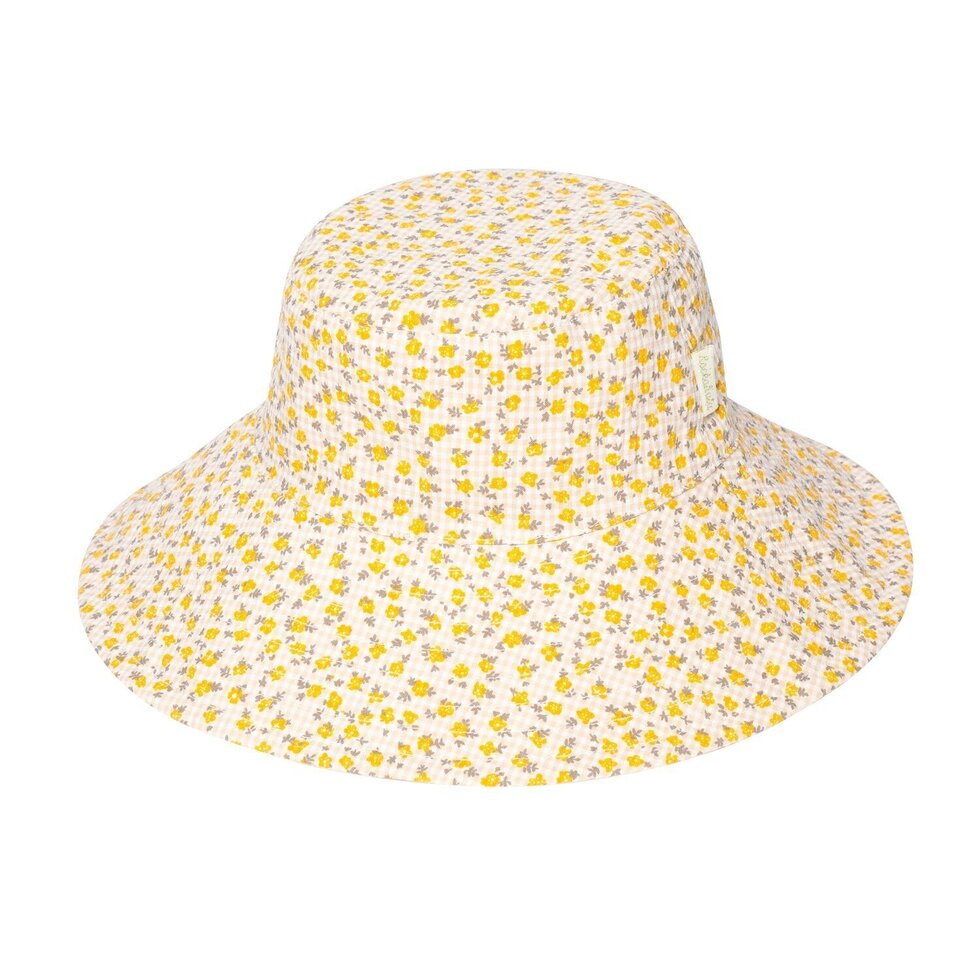 Ditsy Gingham Reversible Sun Hat 3-6 Years