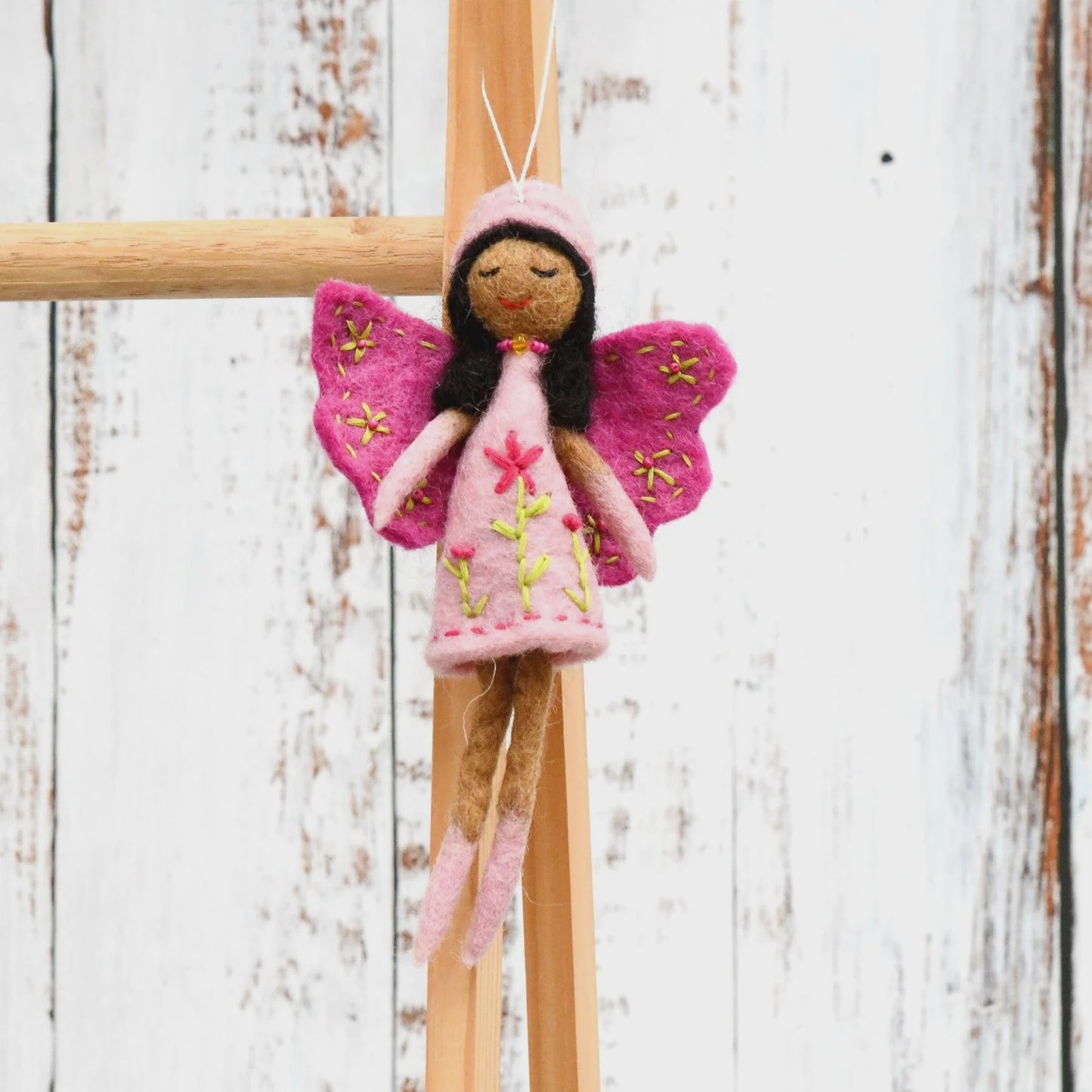 Felt Angel Fairy - Light Pink Dress