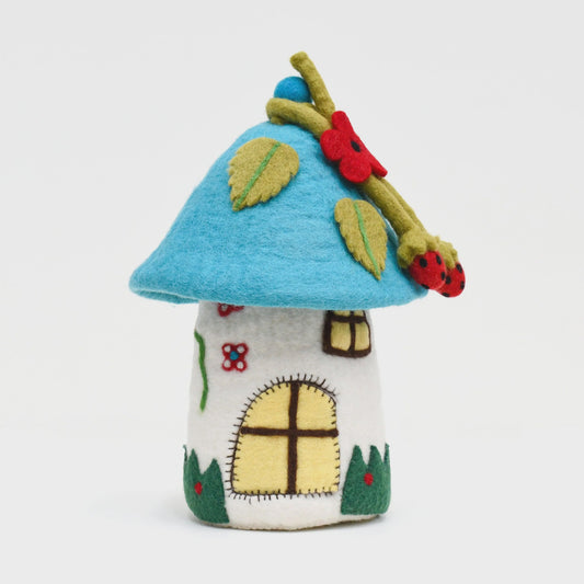 Fairies and Gnomes House - Blue Roof