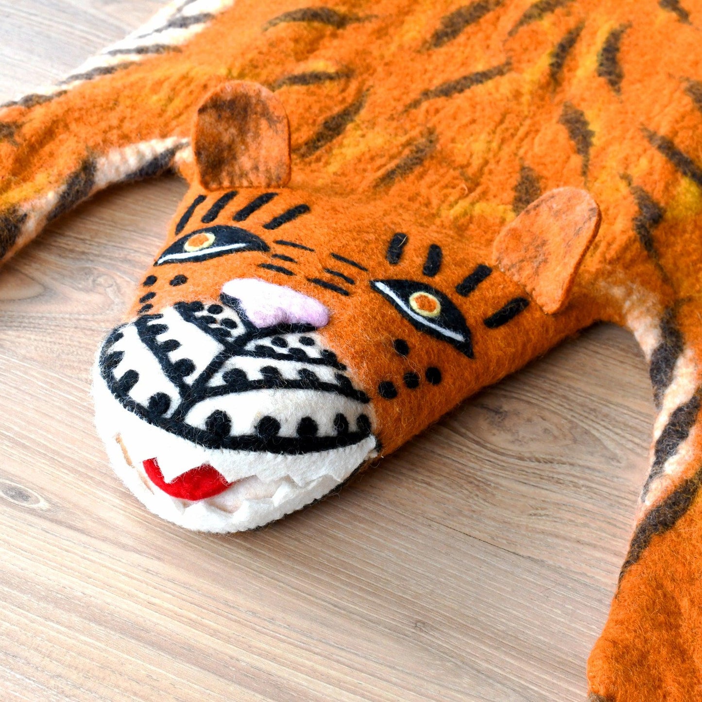 Felt Tiger Roar Nursery Rug