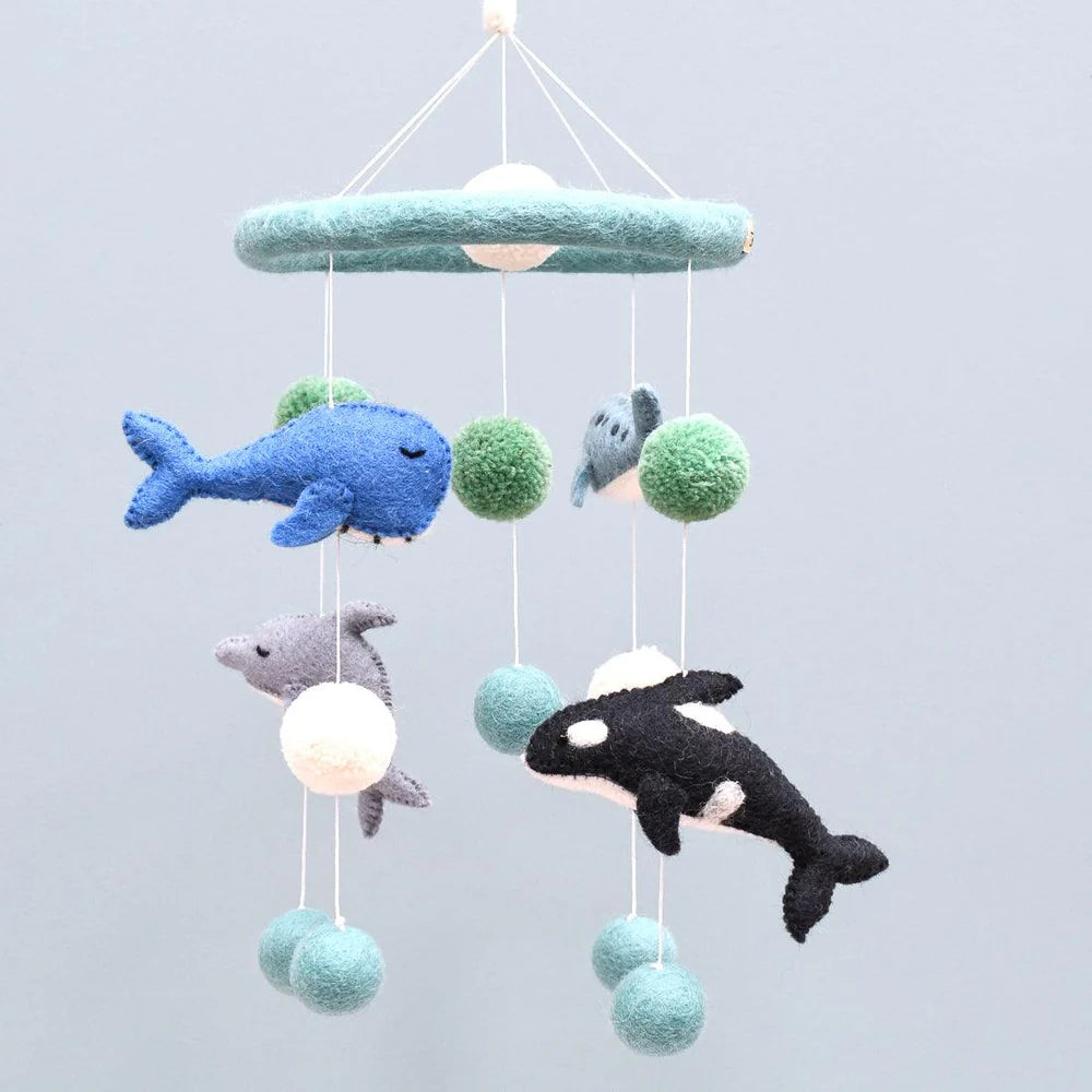 Nursery Cot Mobile - Ocean Marine Mammals