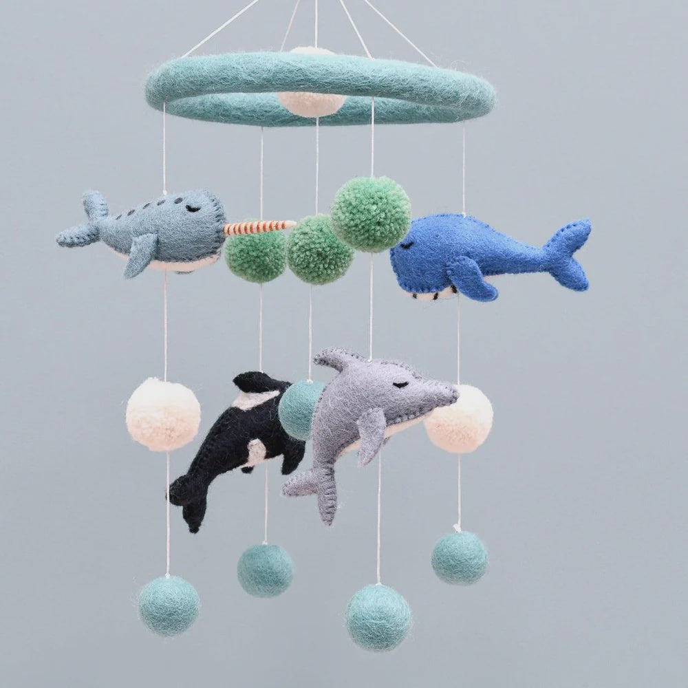 Nursery Cot Mobile - Ocean Marine Mammals