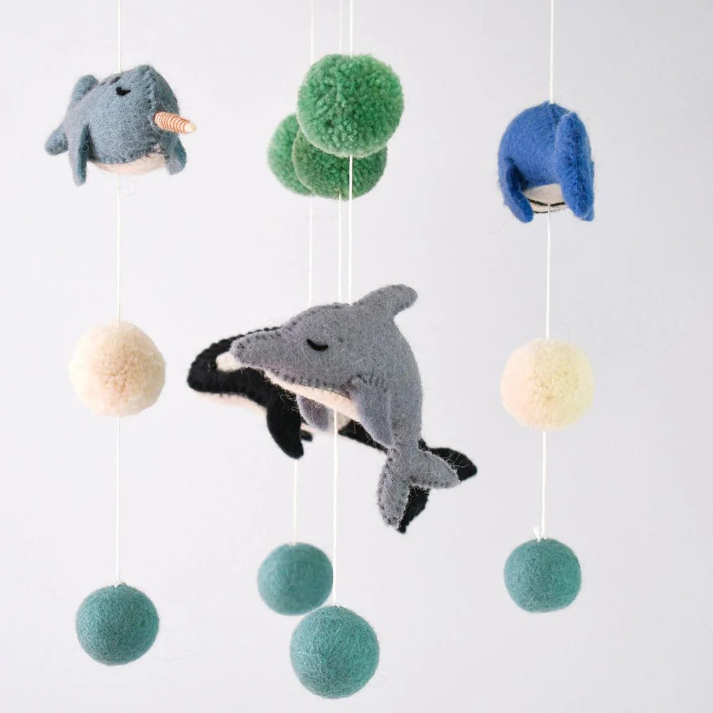 Nursery Cot Mobile - Ocean Marine Mammals