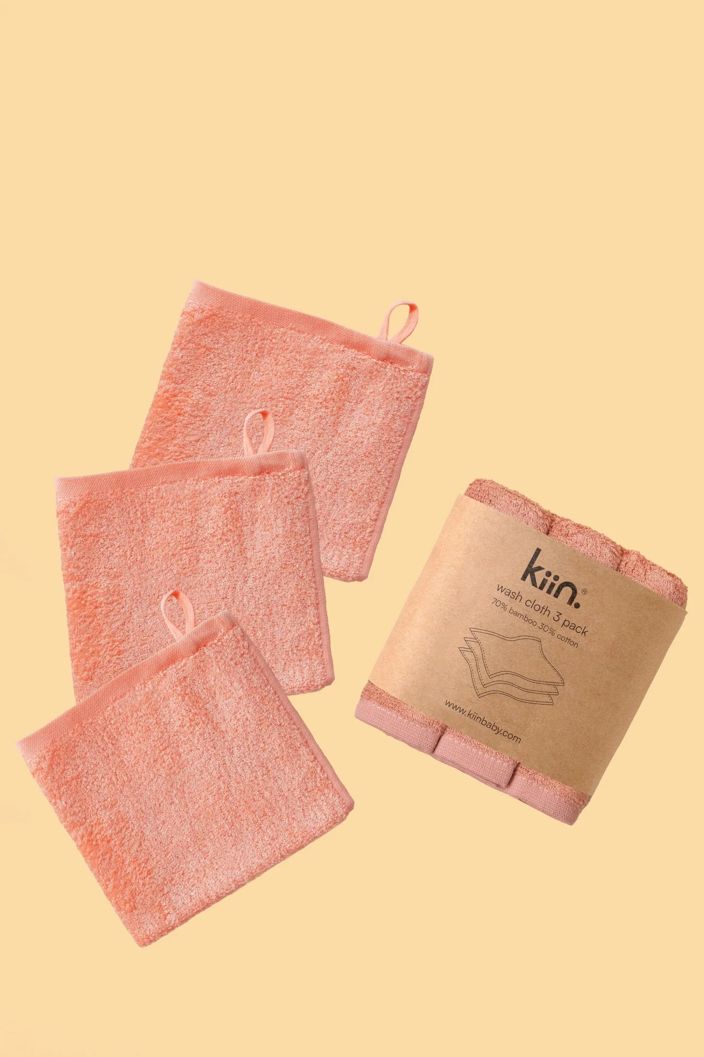 Bamboo / Cotton Wash Cloths (3pk)