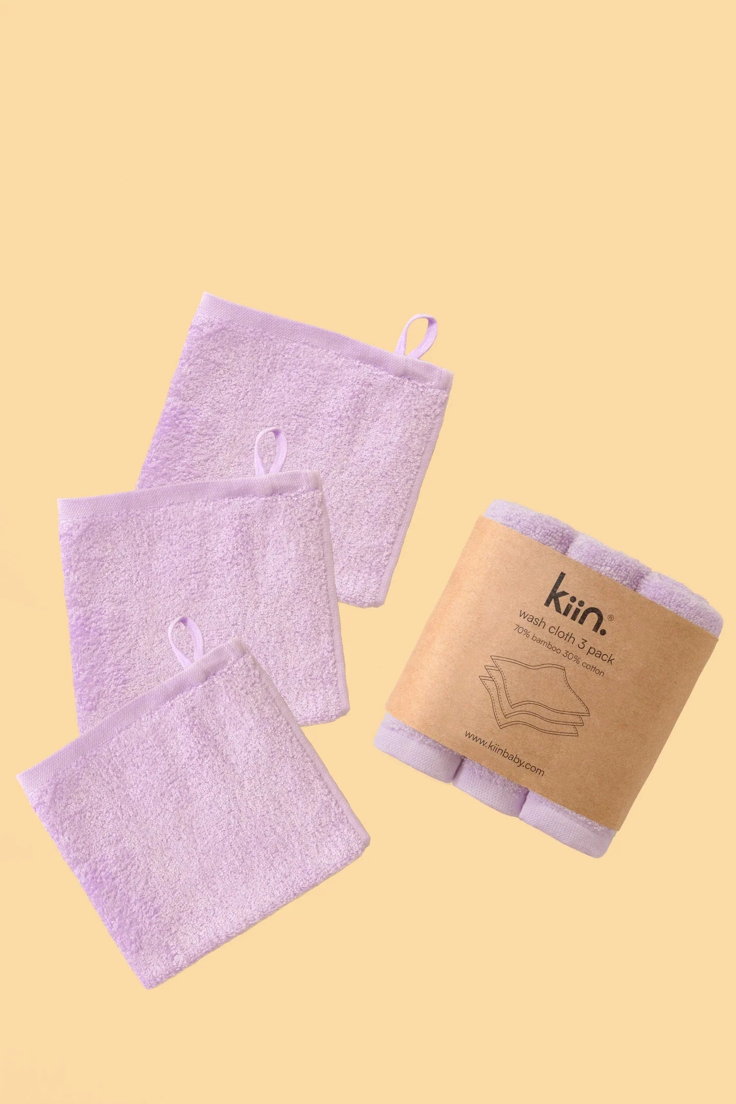 Bamboo / Cotton Wash Cloths (3pk)